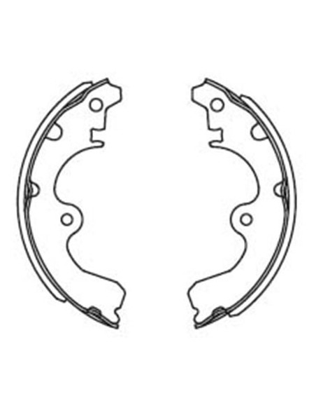 Zapatas de freno Toyota Tercel / Posterior
